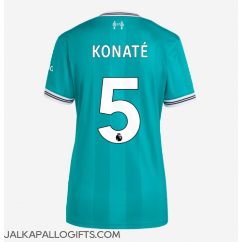 Liverpool Ibrahima Konate #5 Kolmaspaita Naiset 2025-26 Lyhythihainen